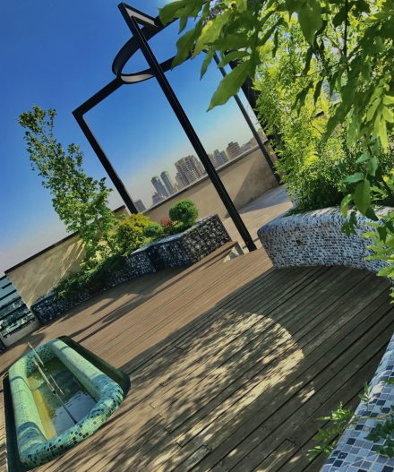 پروژه روف گاردن الهیه